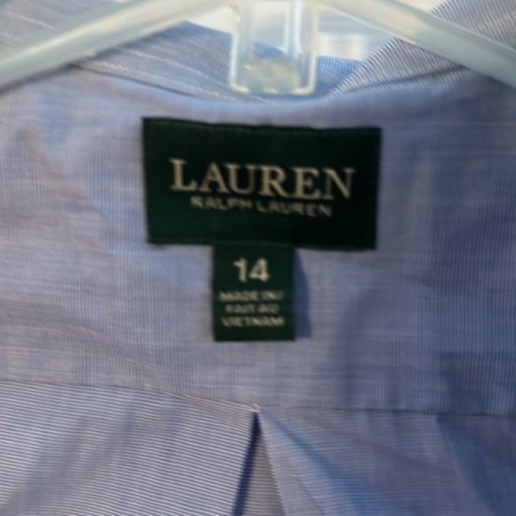 Ralph Lauren Button Down Youth Medium Used - Picture 2 of 2